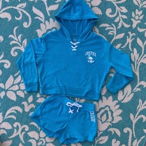 🌊Matching Terrycloth Hoodie and Shorts 🦩